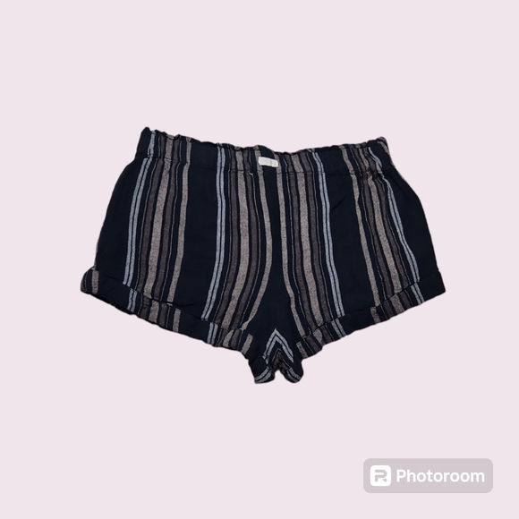 O'Neill Girls Stripe Shorts Gauze Size Medium - Picture 2 of 2